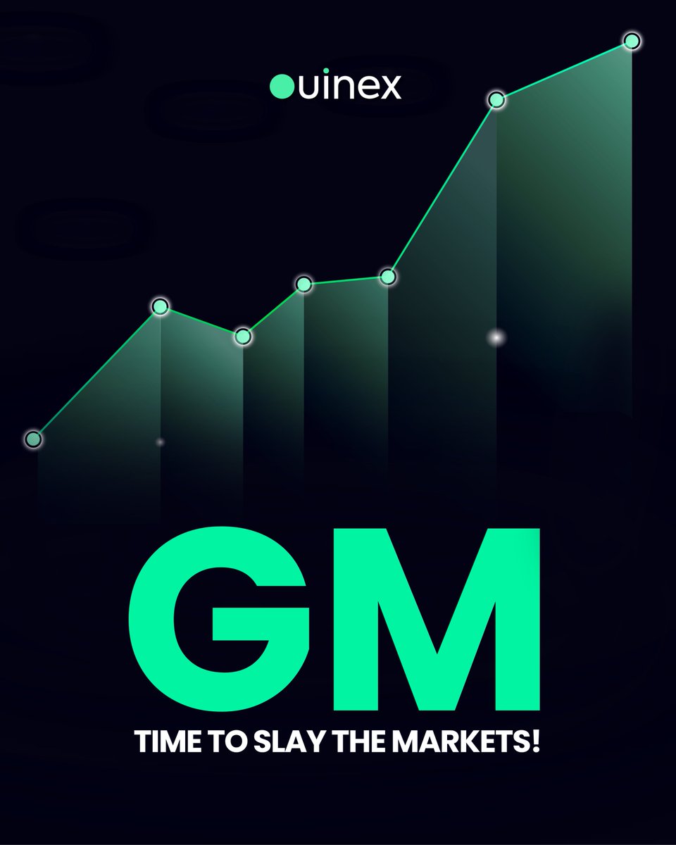 Ouinex (@ouinex) on Twitter photo GM! Time to slay the markets! GM! Time to slay the markets!