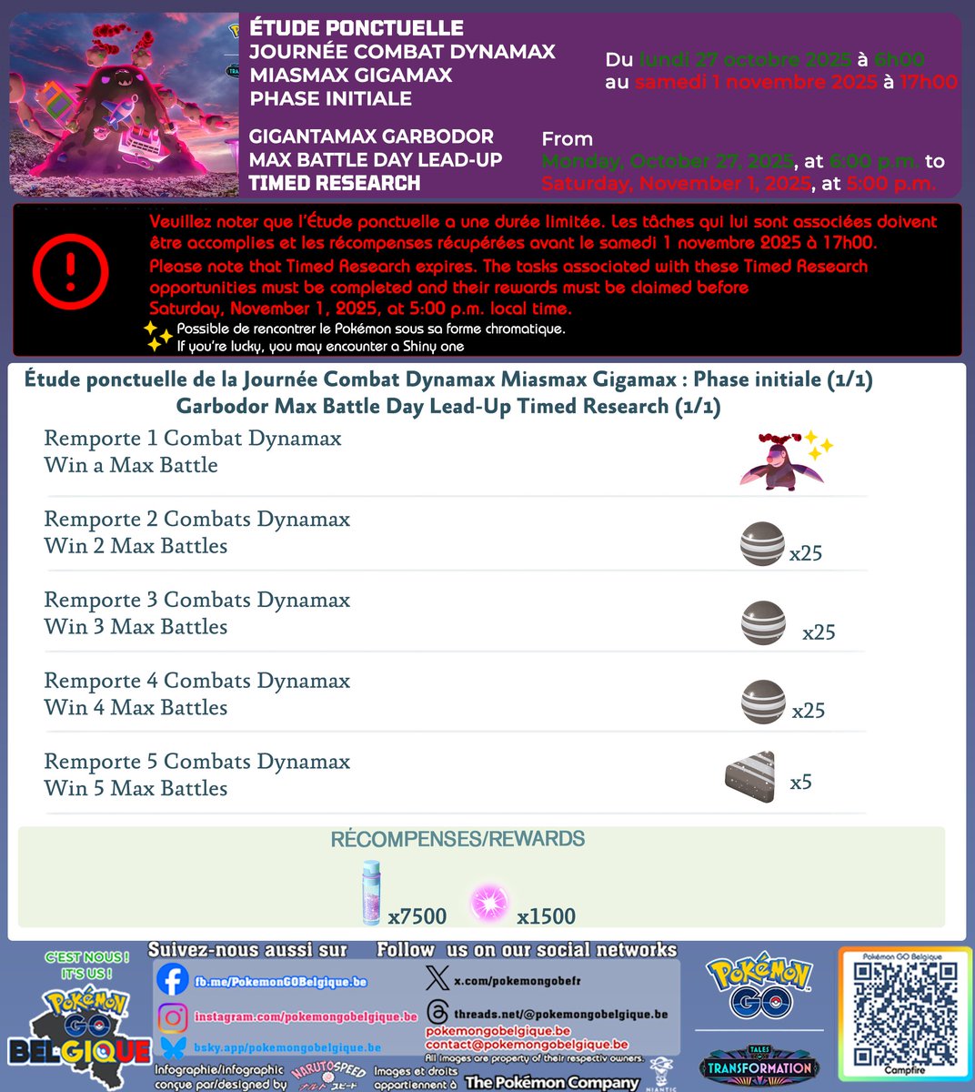 #pokemongobelgium #pokemon #pokemongo #talesoftransformation #pokemongoapp #pokemongoappfr #pokemongofr #pokemonfr #PokémonGoBelgique #niantic #Scopely #ポケモンGO