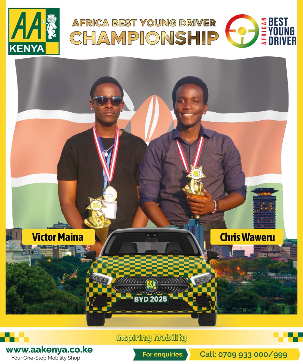 Meet our Drivers!
Chris Waweru Kung’u and Victor Maina will proudly fly Kenya’s flag at the Africa Best Young Driver Championship in Naivasha this weekend at the iconic WRC Service Park.
This exciting event will bring together top young drivers from across the African continent,