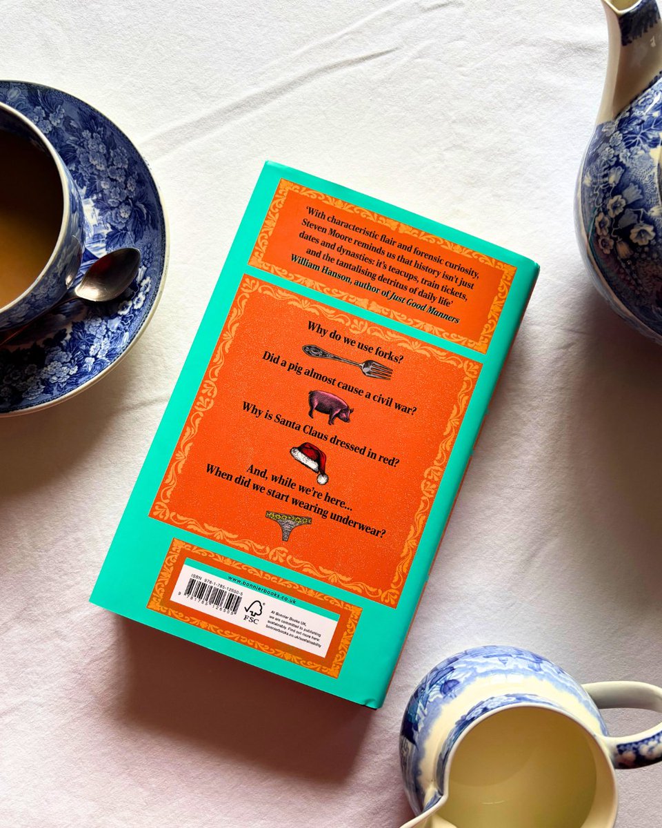 The Stuff of History: best taken alongside a cup of strongly brewed tea in a fine china cup. We learn from the best, @mrstevenmoore 🫡🫖