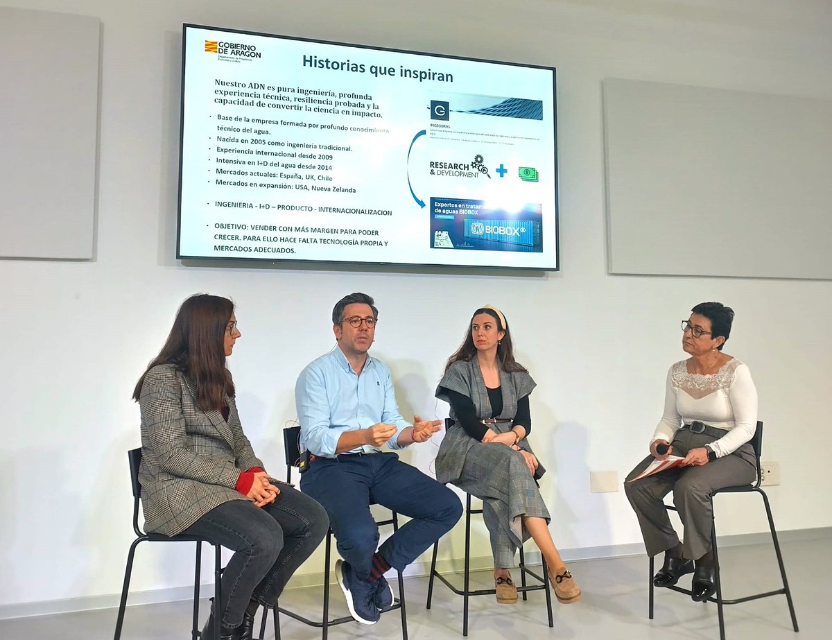 BIOBOXWater's tweet photo. Nuestro CEO Joaquín Murría ha participado en #INNOHUB VI, el encuentro organizado por el @GobAragon y @ITA_tecnologia dedicado a la Financiación de la I+D+i en las PYMEs
Con el ejemplo de BIOBOX e @INGEOBRASSpain ha explicado cómo Innovar también es saber financiar la innovación https://t.co/v5ZvjvLtNa
