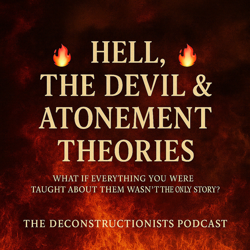 deconstructcast's tweet image. 🔥 Hell. The Devil. Atonement.
What if everything you were taught about them wasn’t the only story?

🎧 New episode of The Deconstructionists Podcast — now streaming everywhere.
#Deconstruction #Theology