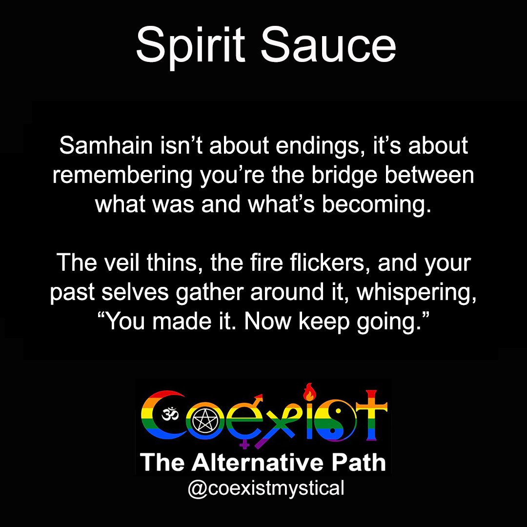 thealtpath's tweet photo. Keep going :) #witchtok #witchesofinstagram #thealtpath #spiritsauce #samhain https://t.co/TyFPVGTgML