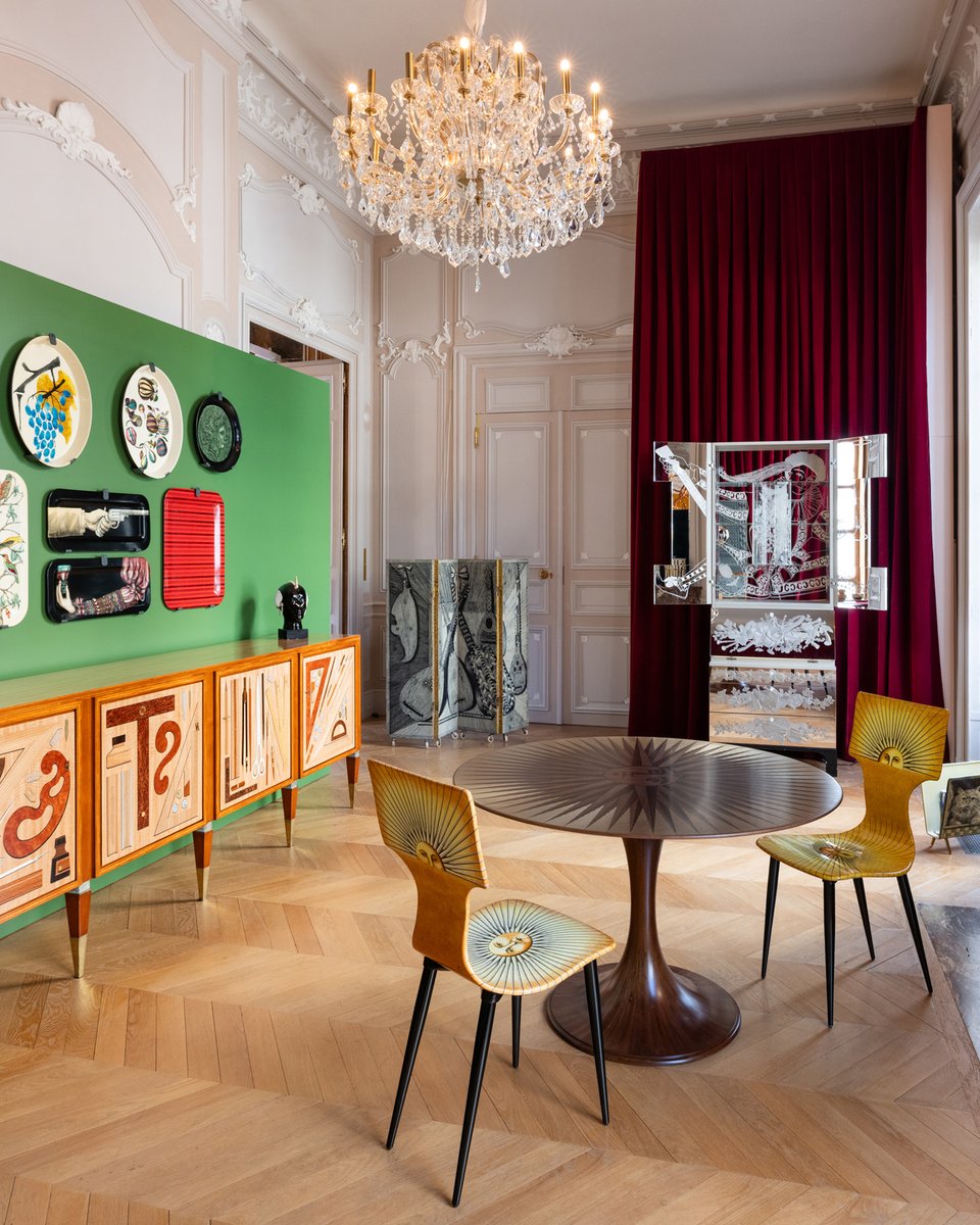 Fornasetti’s Surface Narratives featured in <a href="/wallpapermag/">Wallpaper*</a> highlights of #DesignMiamiParis 2025 → wallpaper.com/design-interio…

#Fornasetti  #ItalianDesign #Craftsmanship