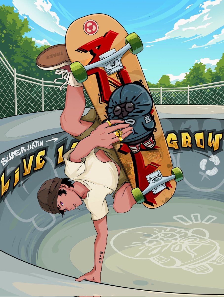 Skate or Fade 🛹🔥
#superjustinart