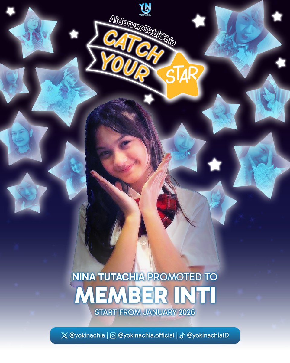 YOKINACHIA #GanbareChia (@yokinachiaid) on Twitter photo Selamat, <a href="/Nachia_JKT48/">Nina Tutachia</a>
Semua bisa membuktikan bahwa setiap perjalanan akan membuahkan hasil yang memuaskan
Ada air mata yang disembunyikan, ada lelah yang disenyumi, tapi dibalik itu semua ada hati dan tekad yang tidak pernah menyerah dan selalu bangkit untuk membuktikan. 
Tak Selamat, <a href="/Nachia_JKT48/">Nina Tutachia</a>
Semua bisa membuktikan bahwa setiap perjalanan akan membuahkan hasil yang memuaskan
Ada air mata yang disembunyikan, ada lelah yang disenyumi, tapi dibalik itu semua ada hati dan tekad yang tidak pernah menyerah dan selalu bangkit untuk membuktikan. 
Tak