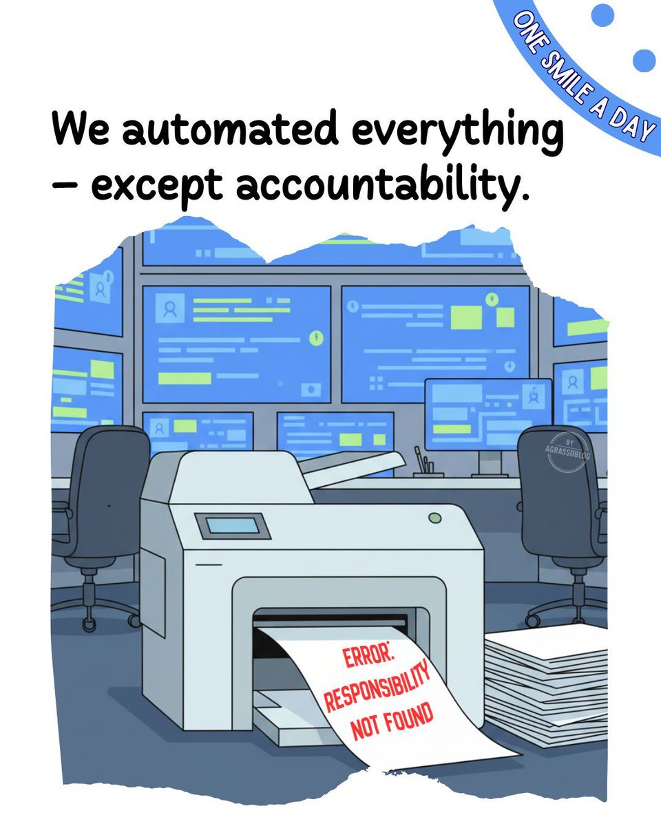 agrassoblog's tweet image. Like every classic error message, it leaves you wondering what went wrong in the first place.

#TechHumor #Error404 #OneSmileADay