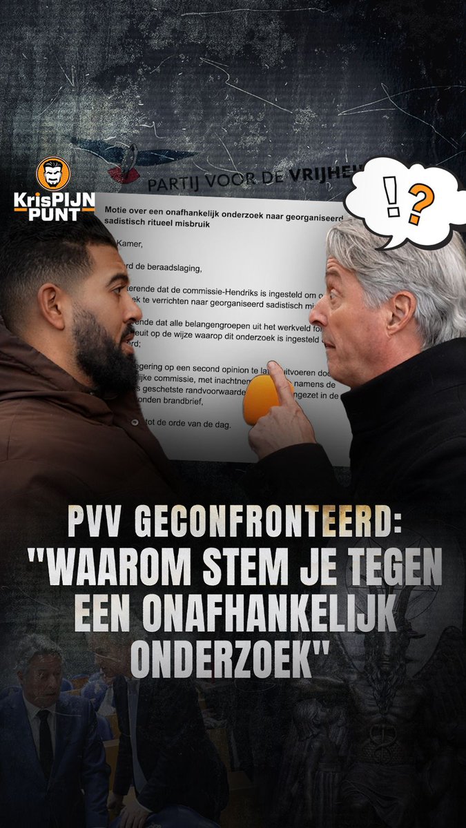 Waarom stemde de PVV tegen een onafhankelijk onderzoek naar sadistisch ritueel misbruik?

In Volendam was Wilders aanwezig. 

ik heb er alles aan gedaan het uit hun te trekken. 
Maar vooral Edgar Mulder was dermate onbeschoft.

Kamerlid onwaardig. 

Video:
youtu.be/6gGmgYjH9Tw