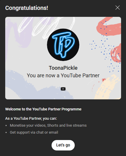 I actually did it. Feeling proper chuffed. 😂🤪 #Youtube