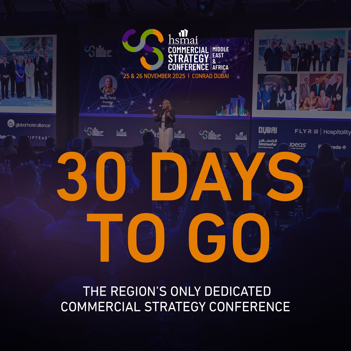 The countdown is officially ON! ⏳ Just 30 days until #CSCMEA2025 lights up the stage with innovation, inspiration, and unforgettable experiences! 🌟

📅 Mark your calendars for 25-26 Nov and let the countdown begin!
Check out what’s in store: l.ead.me/Agenda-CSC25

#30DaysToGo