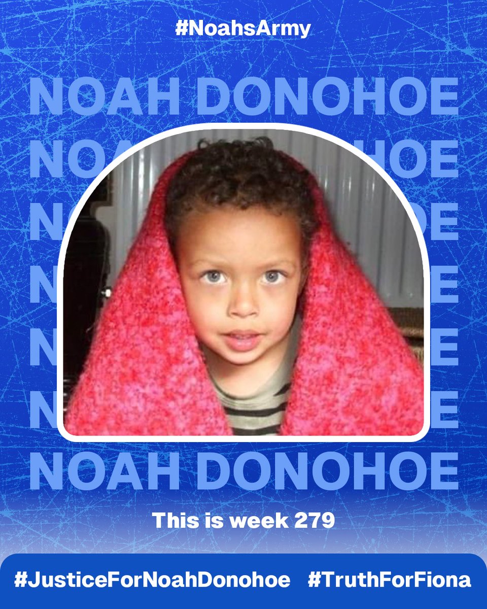 AmberJeden's tweet photo. #JusticeForNoahDonohoe ⠀⠀
#RememberMyNoah 💙
#TruthForFiona
#NoahsArmy⚡️
#Week279 https://t.co/go7EHjzhaA