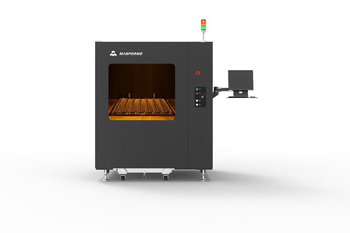 magforms's tweet image. Magforms SL800: Industrial SLA 3D printer with an 800×800×550mm build volume. Ideal for large, high-precision functional parts and prototypes. Features industrial AOC laser &amp;amp; Scanlab galvanometer for ±0.15mm accuracy and 24/7 stable operation. 
#Magforms #3Dprinter