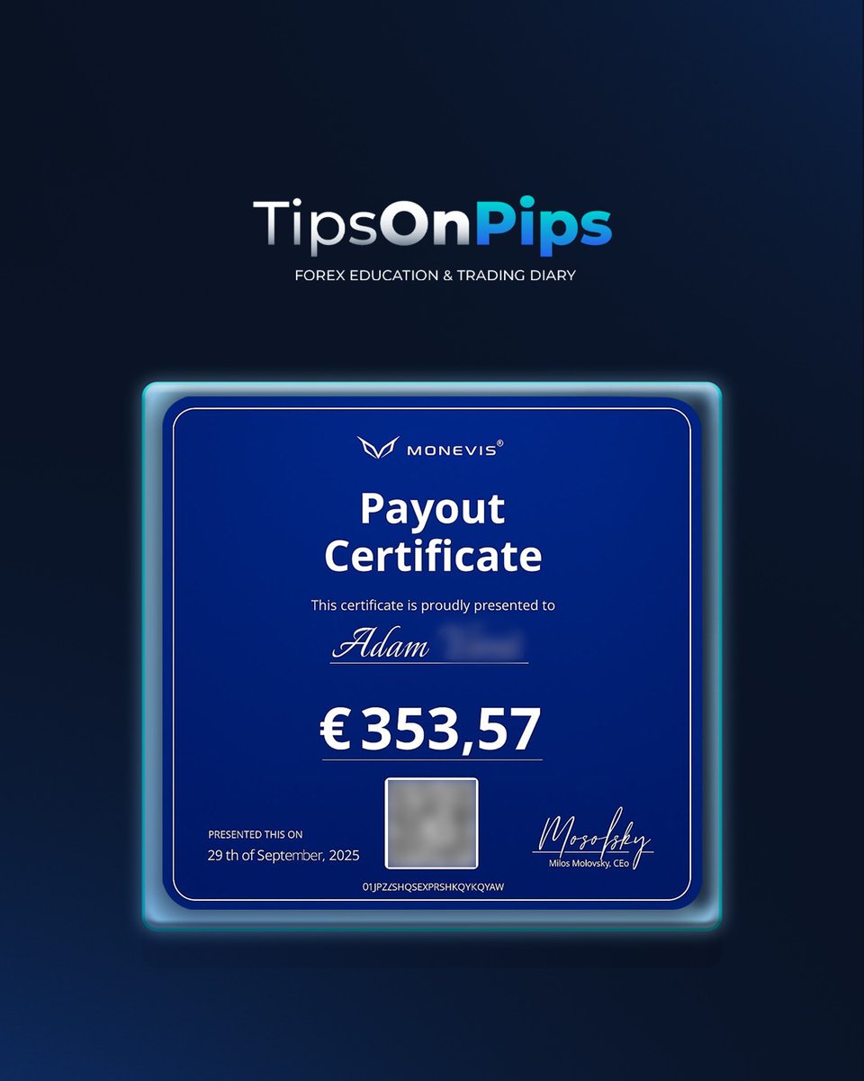 tipsonpips_'s tweet image. Consistency pays — literally.

Payout confirmed, proof that discipline compounds.

#TipsOnPips #PropFirmPayout #ForexResults #TradingMindset