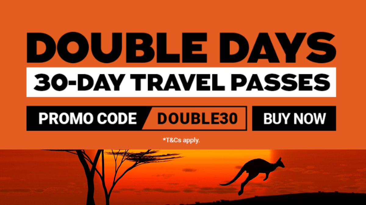 Get 60 days of travel for the price of 30 with our Double Days SALE!
⏰HURRY, offer ends 3 November 2025 
🎟️Use promo code DOUBLE30 at checkout
➡️bit.ly/DoubleDays30

#GreyhoundAustralia #ExploreAustralia #BackpackerDeals #TravelPass