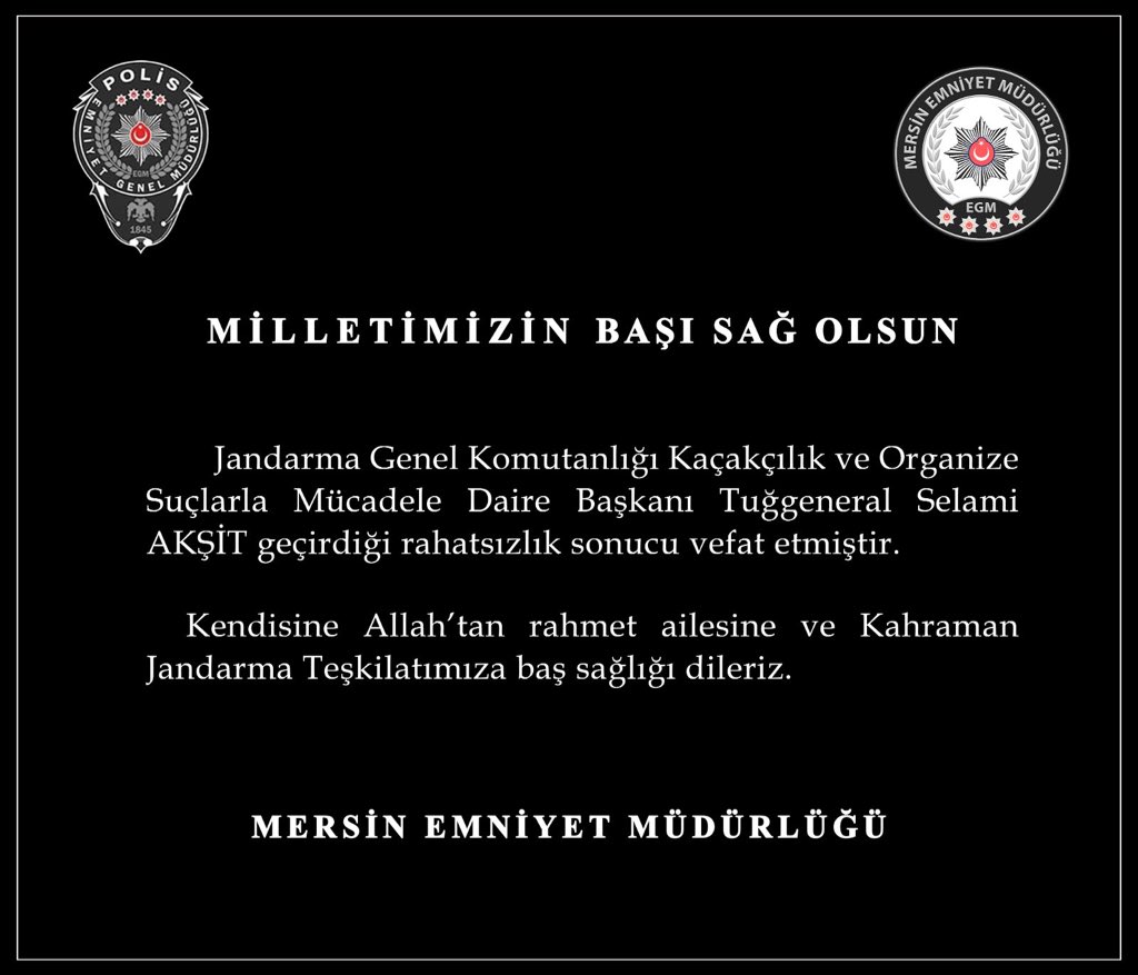 Mersin Emniyet Müdürlüğü (@emniyetmersin) on Twitter photo 