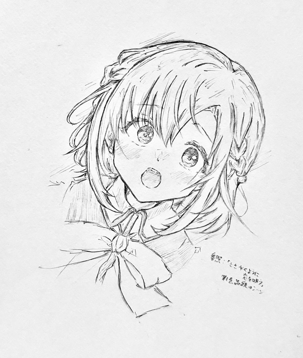 本垢がログインできなくなったのでこの垢でイラスト投稿していこうと思います〜⭐️
百合作品やかわいい女の子多めでアナログ絵投稿していきます！！フォローぜひぜひ🙏
過去絵載せます。

#ささ恋 #絵描きさんと繋がりたい
#絵描きさんフォロバ100
