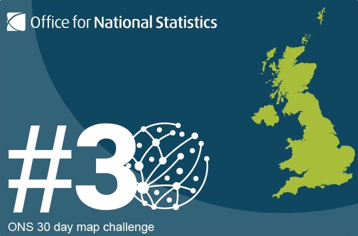 ONS is taking part in the 2025 #30DayMapChallenge 🗺️Follow this page throughout November and see how we bring our data to life! 
Explore the daily themes and learn more at 30daymapchallenge.com

<a href="/ONS/">Office for National Statistics (ONS)</a> <a href="/ONSfocus/">ONS Focus</a> #GIS #Mapping #geospatial #DataViz