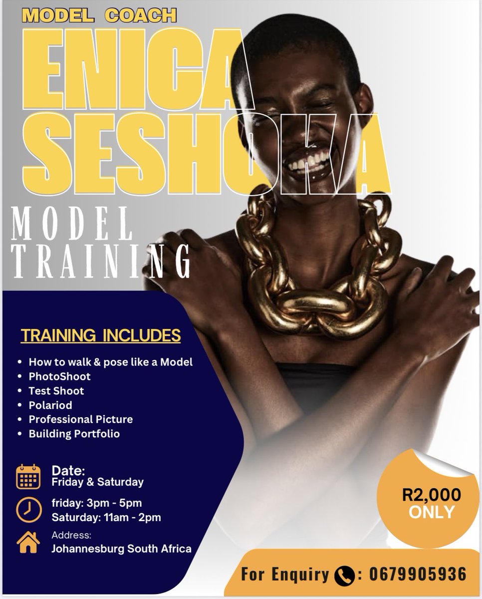 Enica_seshoka's tweet image. We are Back🇿🇦

Book your session now