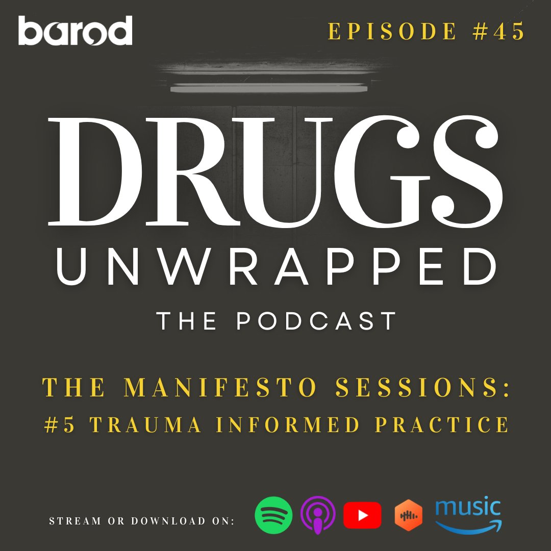 Did you miss our latest webinar last week, on trauma informed practice?

If so, do not worry, you can now watch it back via our YouTube channel or via our 'Drugs Unwrapped' podcast.

📺YouTube youtu.be/VhVmC5hi2K0

#ManifestoSessions #webinar