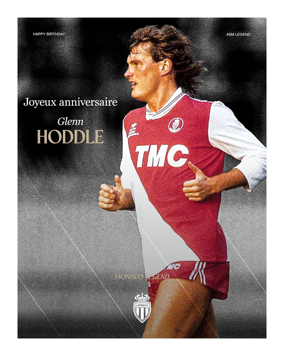 AS_Monaco's tweet image. 𝐋𝐞 𝐧𝐮𝐦𝐞́𝐫𝐨 𝟏𝟎 𝐩𝐚𝐫 𝐞𝐱𝐜𝐞𝐥𝐥𝐞𝐧𝐜𝐞 ✨

Légende de l’AS Monaco, Glenn Hoddle a marqué de son empreinte son passage sur le Rocher !

Joyeux anniversaire Glenn Hoddle 🥳🏴󠁧󠁢󠁥󠁮󠁧󠁿