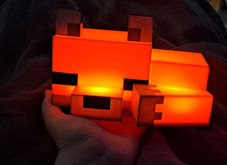 ogXsomi's tweet image. Minecraft, fox, lamp 😍