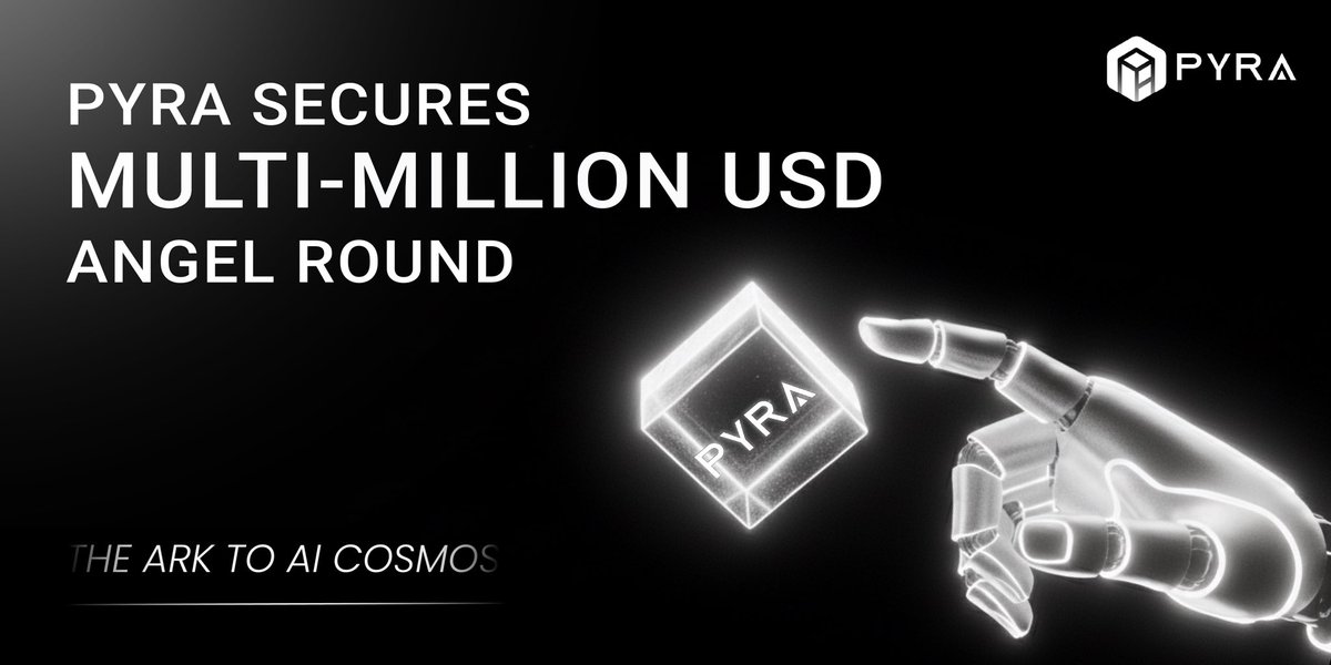 Pyraio's tweet image. We are excited to announce that Pyra has raised a multi-million dollar angel round to advance the next era of AI Agent collaboration.

This milestone will accelerate the development of Pyra’s decentralized AI Agent ecosystem, enabling humans and AI to collaborate as equals in a…
