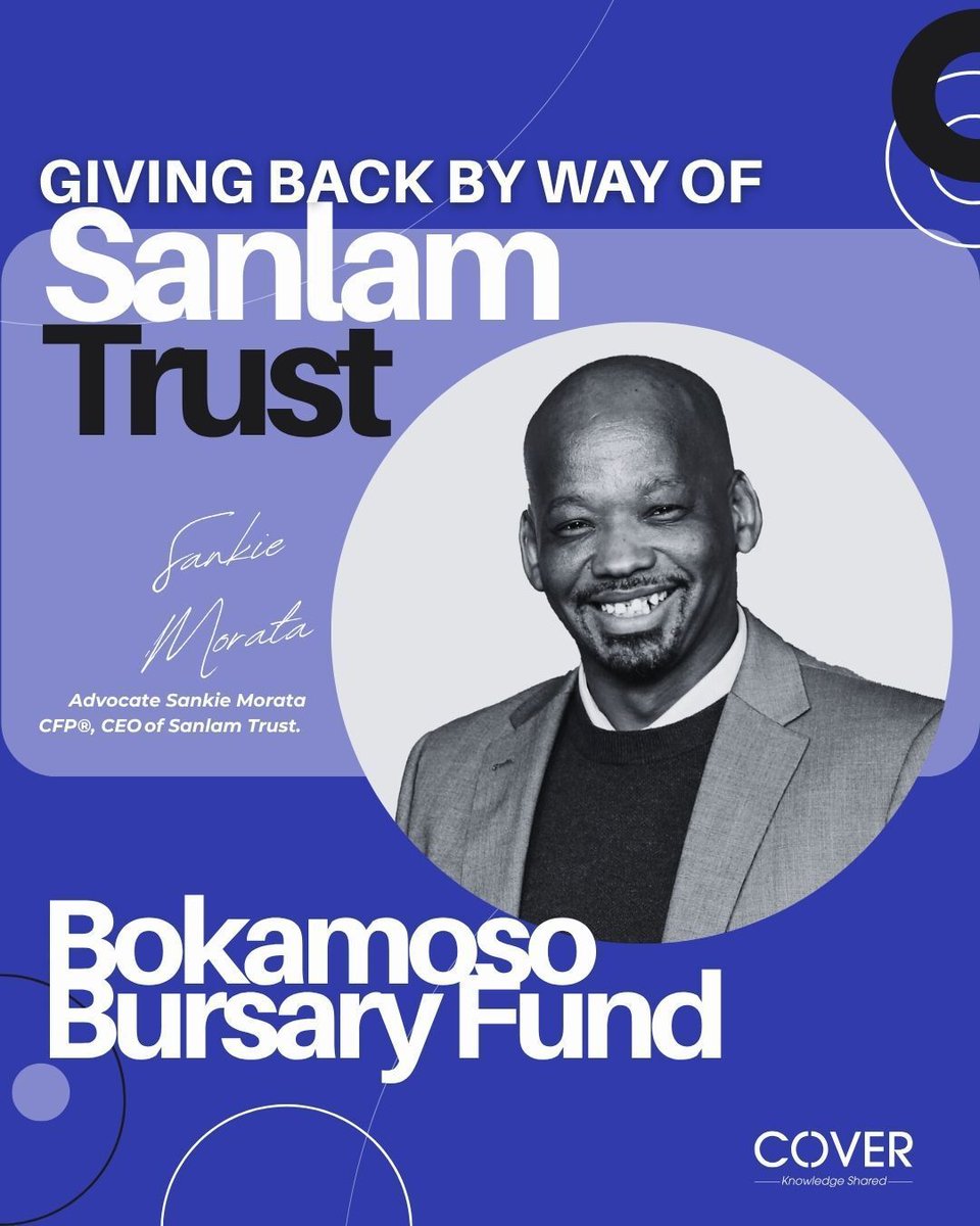 “Financial advisers should proactively consider beneficiary funds when doing estate planning with their clients, especially where there are minor children.” – Advocate Sankie Morata CFP®, CEO of Sanlam Trust 

🔗 Read the full article here: cover.co.za/articles/givin…
