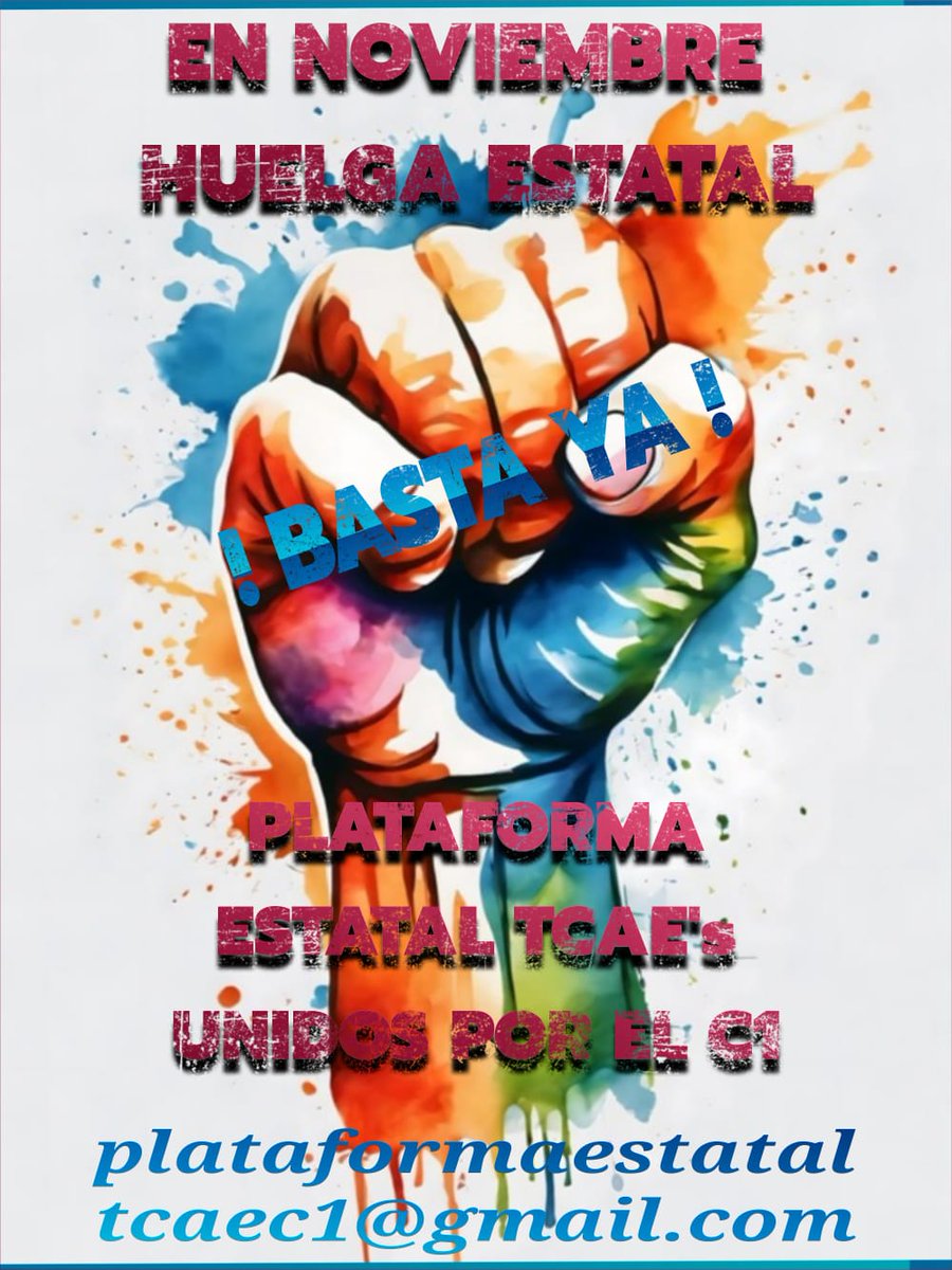 1609 días 
No pensabamos que SAE, UGT, CCOO y CSIF no iban a apoyar LA HUELGA por la aplicación del art.76 del EBEP 
Solo miran por el Estatuto Marco, ¿Donde quedó el punto 4 del Acuerdo Marco Administracion S.XXI?
 "No somos universitarios" discriminais 
#tcaefuncionesc1ya