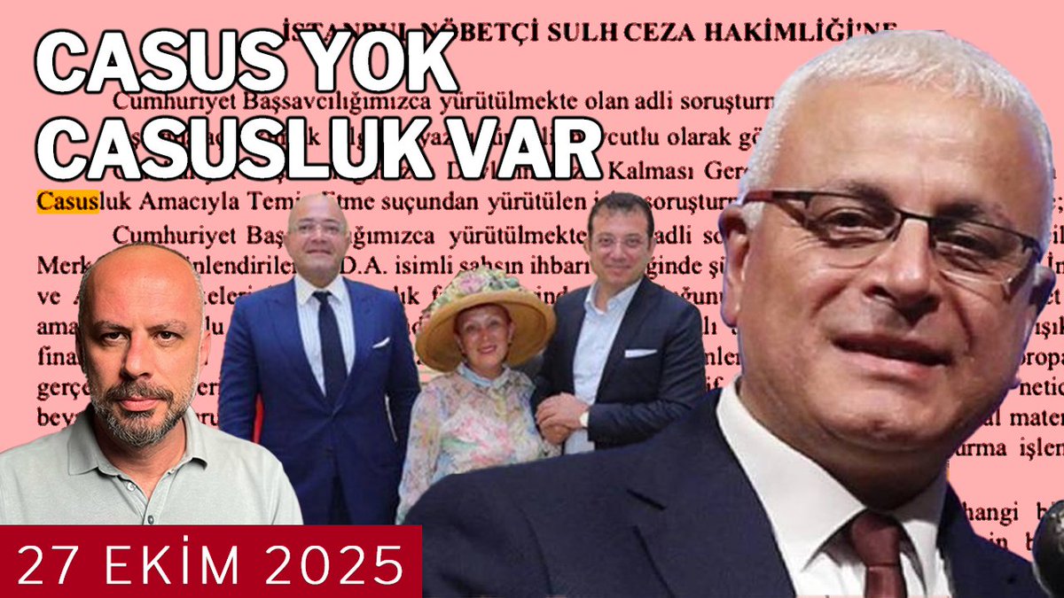 Merdan Yanardağ'a casusluk suçlamasındaki argümanlarından biri Kılıçdaroğlu ile 2023 seçimi sonrası yaptığı röportajdaki soruları. Savcıya göre Hüseyin Gün'ün talimatıyla CHP'de başlayan değişim tartışmalarını sorup İmamoğlu lehine algı yarattı.

👇👇👇
youtube.com/watch?v=aRNWwr…