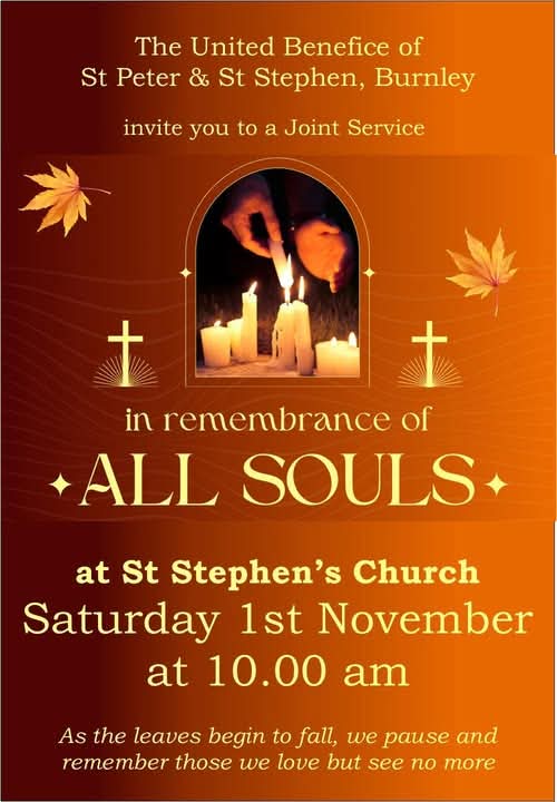 ♱ All Souls 
Saturday 1st November