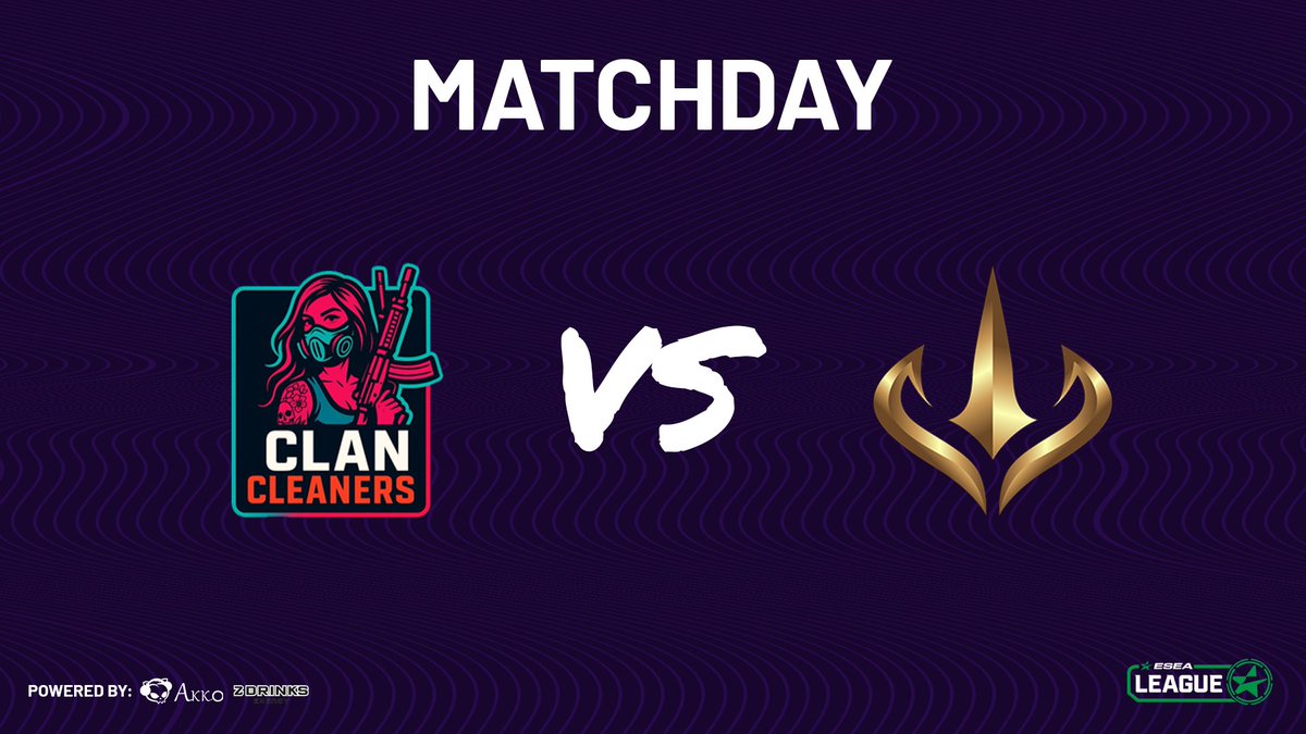 New week, new ESEA Entry cast!

🏆: <a href="/ESEA/">ESEA League</a> S55 Entry 🇪🇺
🆚: 🇵🇱 CLAN CLEANERS // <a href="/SERA_ESPORT/">🇩🇰🟨SERA ESPORTS⬛️🇩🇰</a> DK 🇩🇰
⏰: 19:30 CEST
📺: ttv/stavenyt

W in chat for win