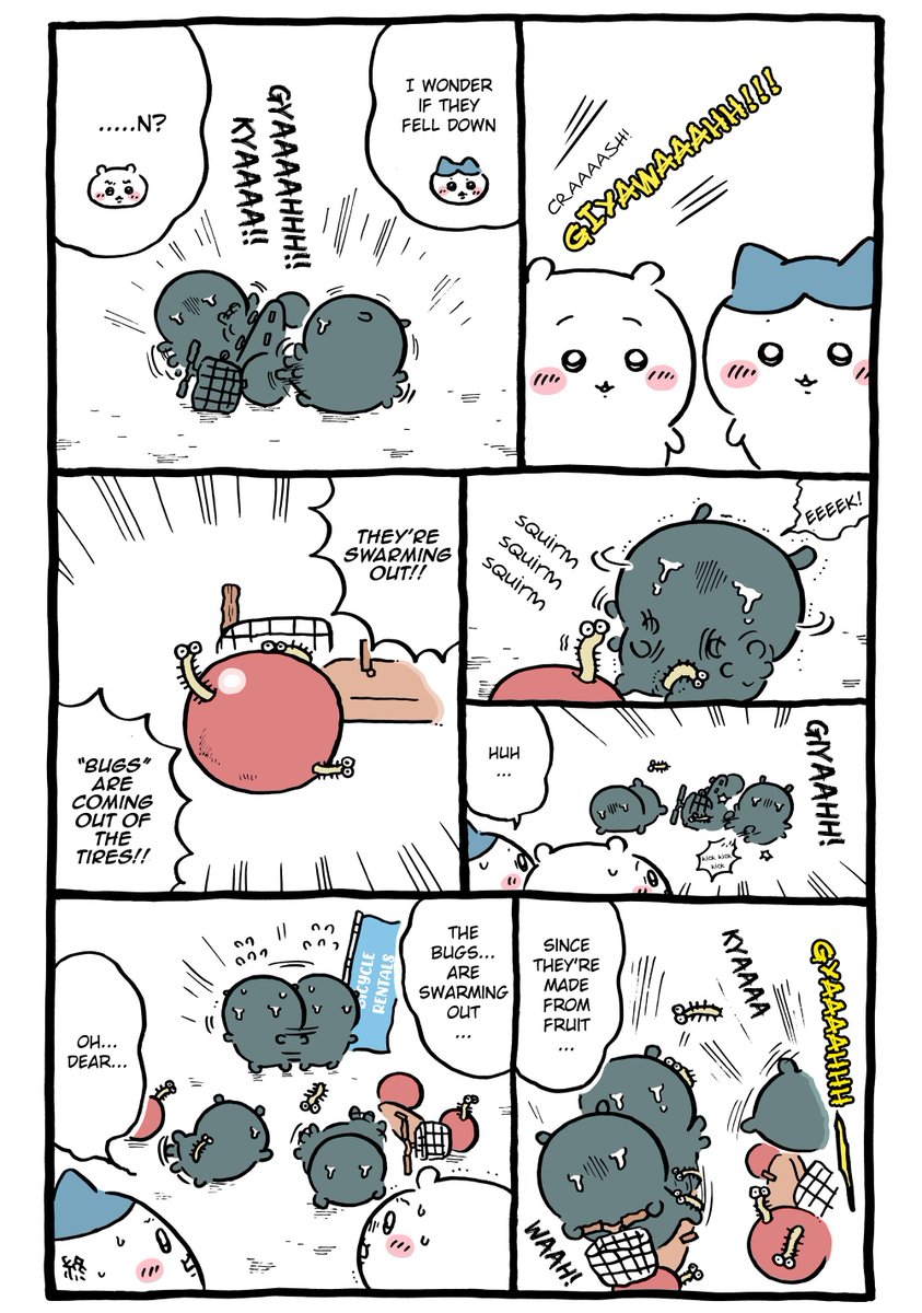 Creepy crawlies #chiikawa #chiikawaeng