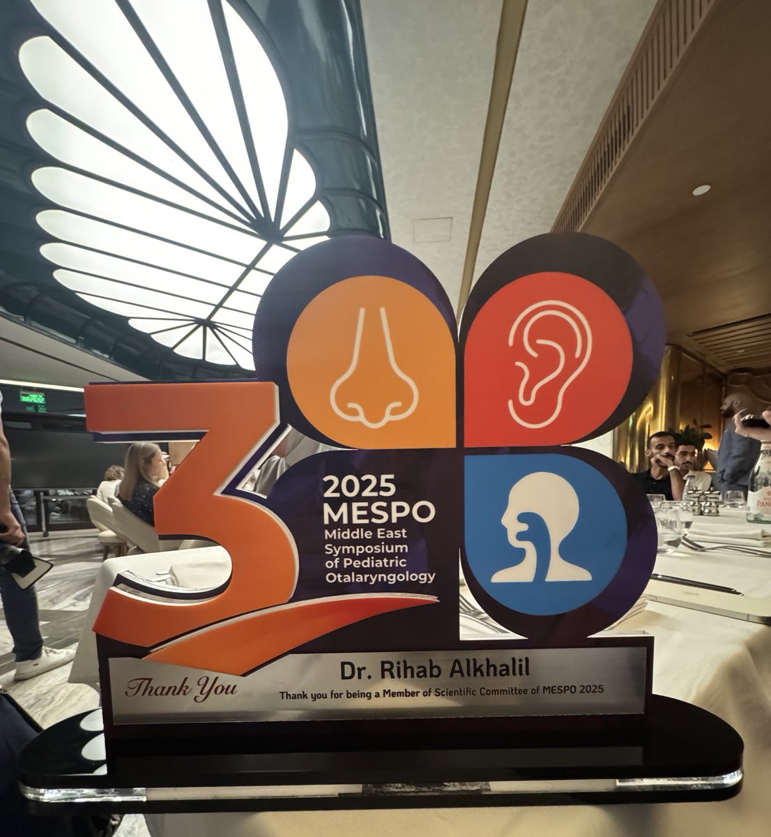 RihabAlkhalil's tweet photo. Honored to lead the Pediatric Audiology Track at Mespo for the second year!

Big thanks to Dr. Faisal and Dr. Ahmed for their trust and hard work, and to the brilliant scientific committee who put Mespo program wonderfully together. 

Grateful to everyone who attended and participated — sharing knowledge and passion like this truly elevates pediatric audiology and otology practice.