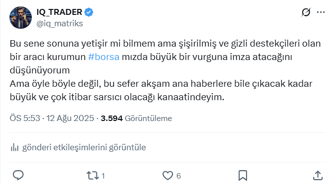 iq_matriks's tweet photo. ⌛⌛⌛
#XU100 #BORSA #BIST100 #Borsaistanbul #ALTIN #hisse #tera #trhol #srmva #tehol #vsnmd #dstkf #pekgy https://t.co/PCbXd2N3wV
