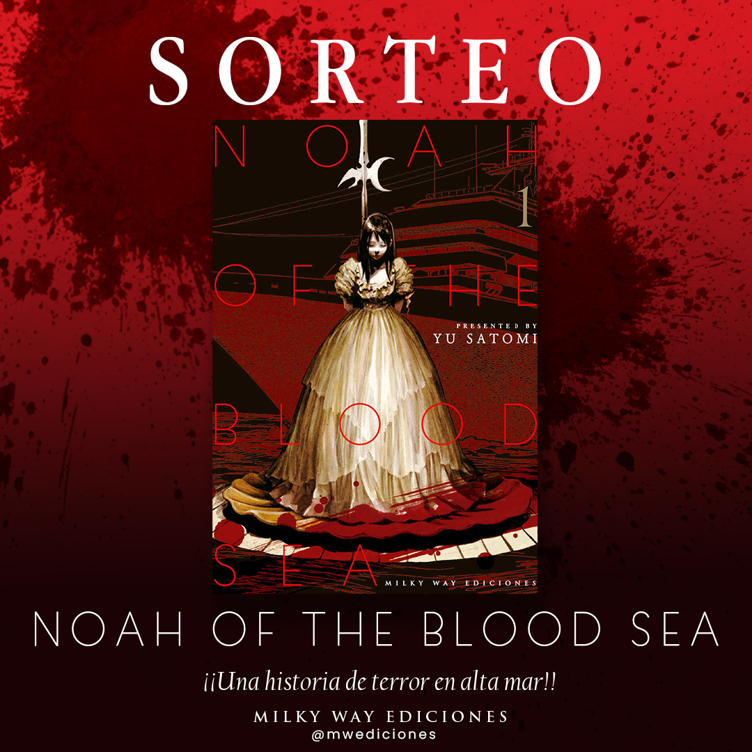 ¡Sorteamos 3 ejemplares del tomo 1 de Noah of the Blood Sea por Halloween! Sumérgete en el horror y la sangre de esta escalofriante historia de supervivencia en un crucero convertido en pesadilla. 
¿Cómo participar?
✅Sigue a <a href="/mwediciones/">Milky Way Ediciones</a>
✅Haz RT
✅Menciona con quién te irías de