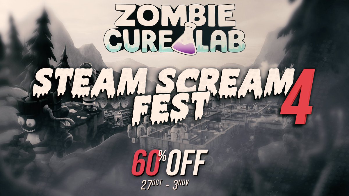 🧠💉 The Steam Scream Fest is here!
It’s time to research, cure, and survive with Zombie Cure Lab! Get⚗️ 60% off the game

Get ready for some spooky science in the lab of the undead!
👉 Check it out on Steam: store.steampowered.com/app/1620290/Zo…

#SteamScreamFest #zombiecurelab #indiegames