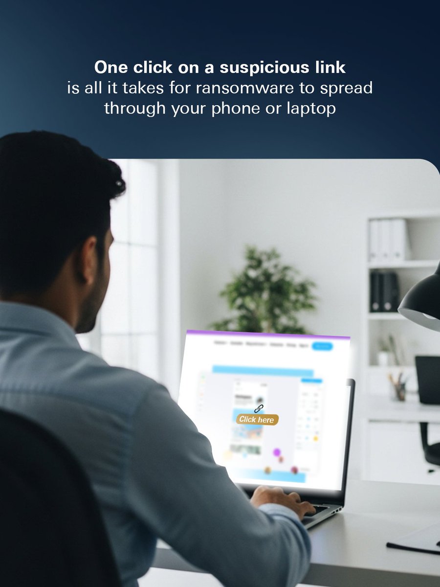 cscgovae's tweet image. Don’t let ransomware catch you off guard and cost you the data you’ve built up over the years.
With simple steps, back up your data regularly, avoid suspicious links, and report incidents to the Cyber Security Council: csc.gov.ae
#CyberSecurityCouncil #CyberPulse…