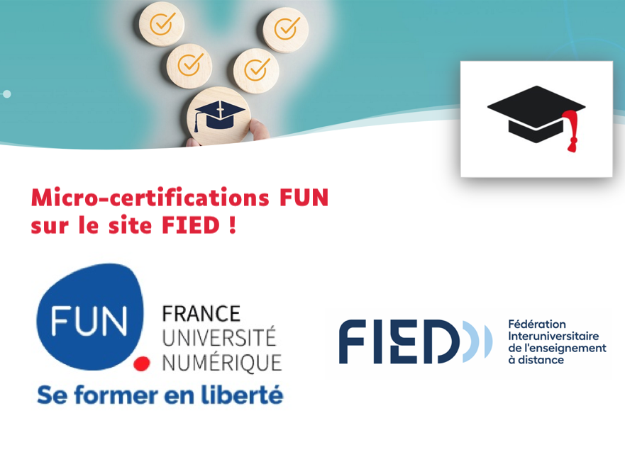 fied_asso's tweet image. 🎓 NOUVEAUTÉ | Les micro-certifications FUN sont maintenant disponibles sur le moteur de recherche FIED !

👉 Découvrez-les : fied.fr/formations/
Merci à @FunMooc pour cette collaboration !

#FUN #FIED #MicroCertification #FormationADistance #edTech
