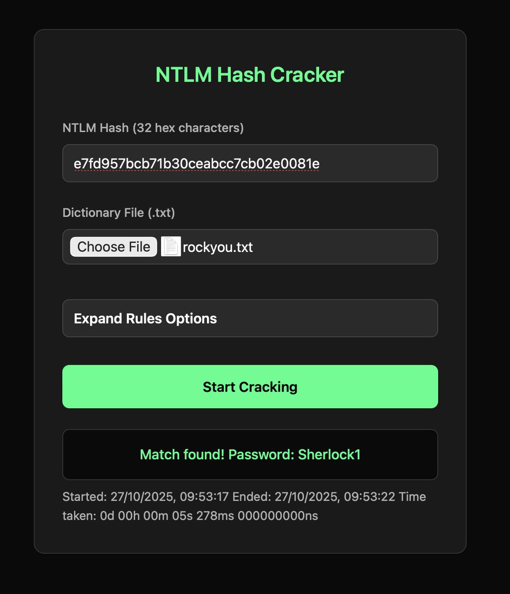 UK_Daniel_Card's tweet image. quite fun this :) #Cracking #NTLM #WebTools