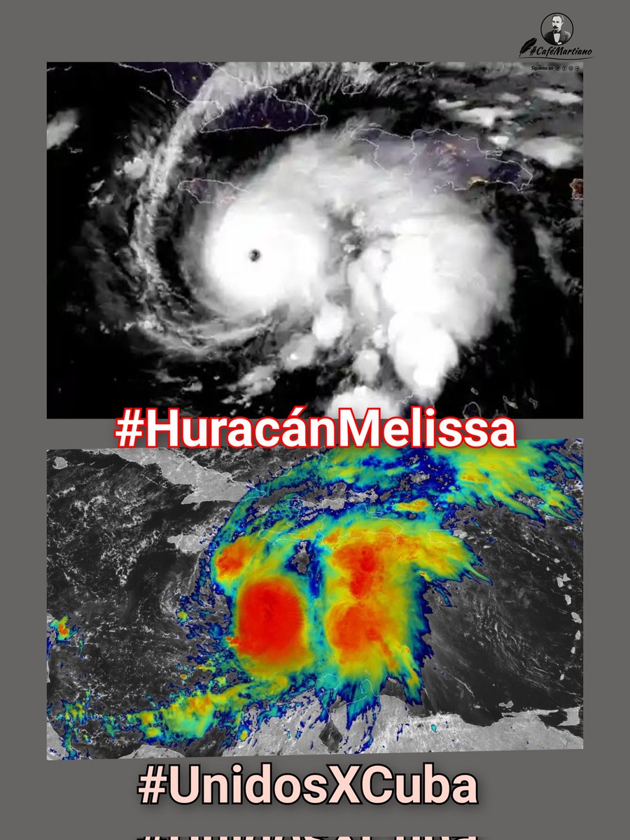 Buenos días 🇨🇺 #CaféMartiano
"Juntos y adelantes" Con nuestros hermanos, son tiempos de solidaridad:

✍️ "Es de pueblos fuertes, el amor a la unión para el socorro mutuo". 

Ante la situación que provocará #HuracánMelissa, la unidad es la clave.

#UnidosXCuba