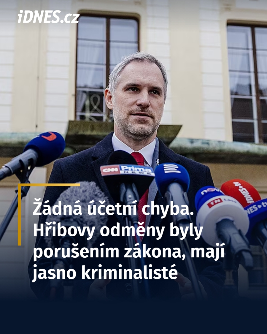 Náměstek pražského primátora Zdeněk Hřib tvrdí, že proti němu neprobíhá žádné řízení kvůli neoprávněným odměnám z firmy PREH. Dokument, který získala redakce iDNES.cz, ale ukazuje opak.

👉 idnes.cz/zpravy/domaci/…