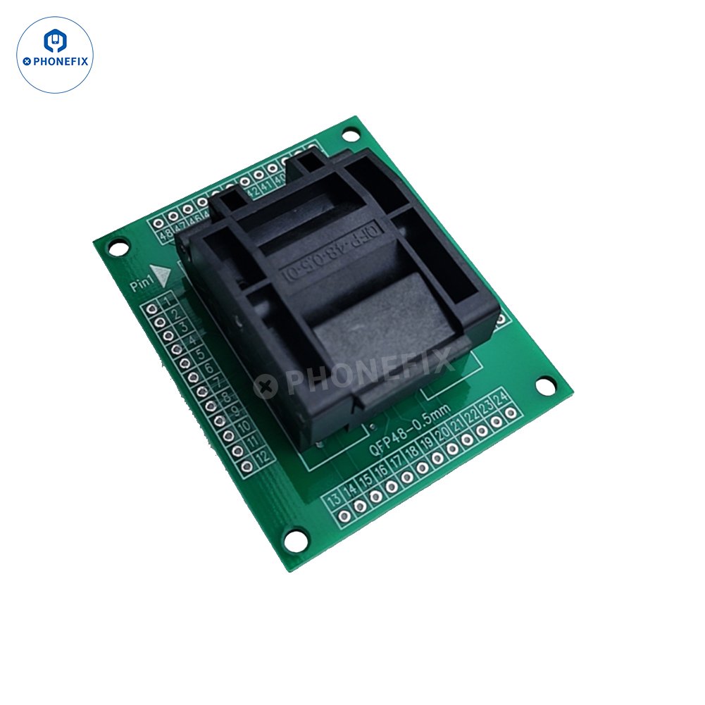 vipprogrammer_'s tweet image. QFP48-0.5 Adapter Burner Socket enables stable data transmission between programming equipment and ICs, supporting firmware writing, code burning, and parameter configuration for chips.

#chiptune #icsocket #adapter #programmer #ECU #chiprepair #ecufixtool #autorepair