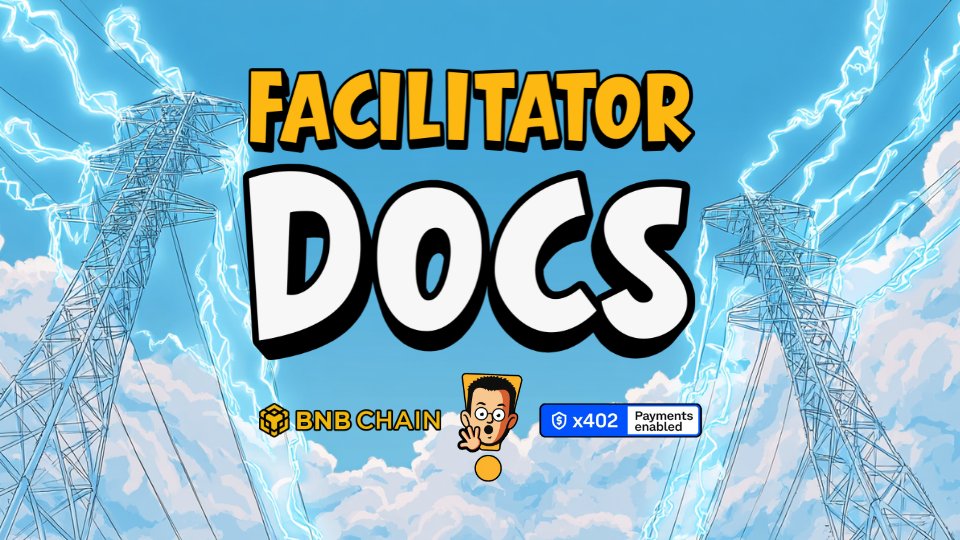❗️ PENG x402 Facilitator Documentation is LIVE! 

The first x402 EIP-2612 Permit facilitator on <a href="/BNBCHAIN/">BNB Chain</a> can now be used by everyone! 🔶

📚 What's Inside:
• Complete API Reference 
• Integration Guides &amp; Examples
• Security Best Practices
• Token Support &amp; EIP-2612 Deep