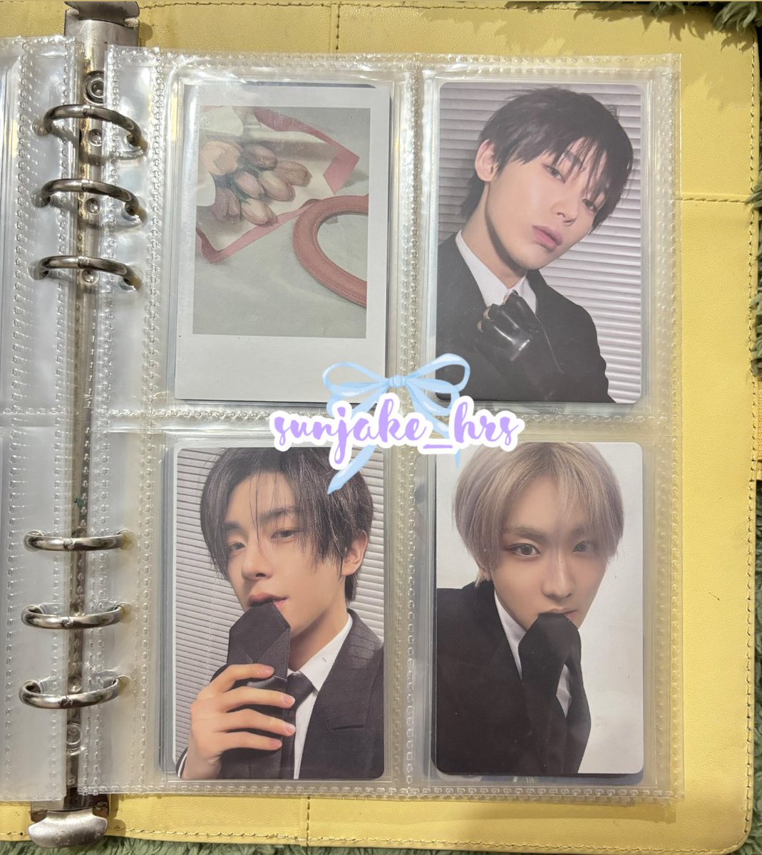 sunjake_hrs's tweet photo. 📬 #mails_hrs 
     
 {from: @rikiii30}

: ̗̀➛ tysm po ulit sa freebies nyo andami palagi also for the jw pc tlga. prio ko for while si jungwon necktie since i have crownz na. Napauwi ko na sya finally for my agenda🥹🫶🏻✨ https://t.co/WRSBkugnJD