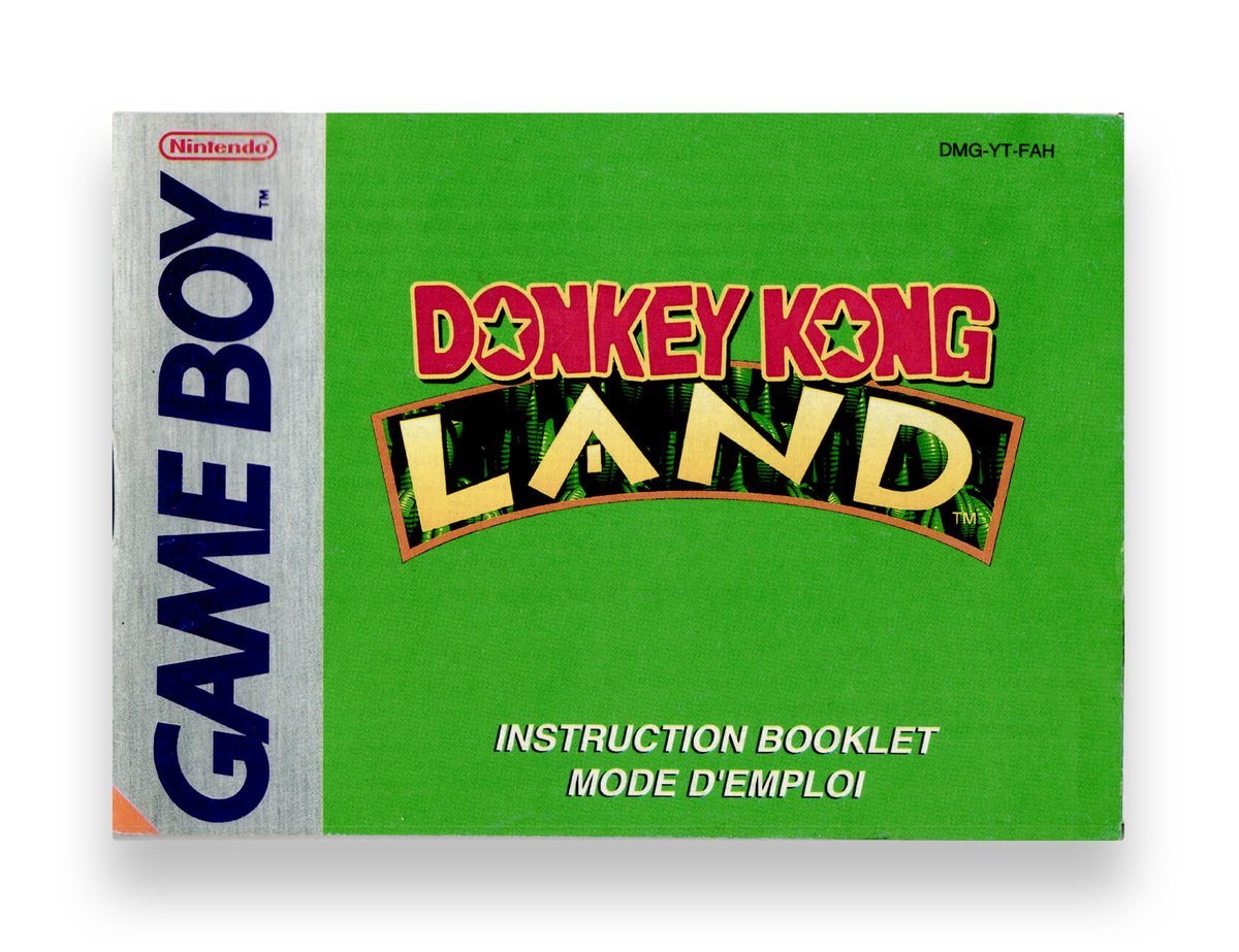 NotipixFr's tweet image. 🍌 Seconde versuin de la notice de Donkey Kong Land sur Game Boy 🇫🇷
Un classique à cartouche jaune flashy, mais sa notice était... verte 🍃
Un duo de couleurs aussi inattendu qu’emblématique !
🔗 notipix.fr/nintendo/game-…
#Nintendo #GameBoy #Retrogaming #Notipix