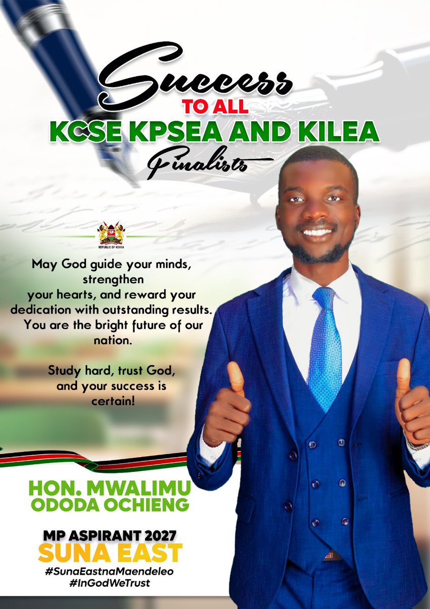 skypowerbon1's tweet photo. YESU PEKEE TUTASHINDA✝️
SUCCESS CANDIDATES https://t.co/H78LIWQs4O