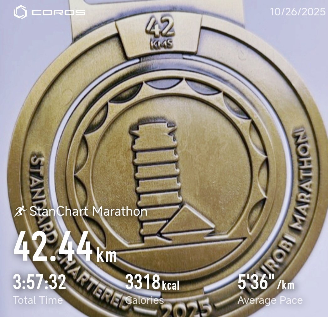 GabrielJosephK's tweet image. Thank you @StanChartKE
 for hosting an incredible #StanChartNairobiMarathon! So grateful for the amazing organization and support that helped me achieve a sub-4 PR of 3h 57m!  Huge props to the #RunningCommunity and the vibrant Nairobi spirit! #MarathonPride