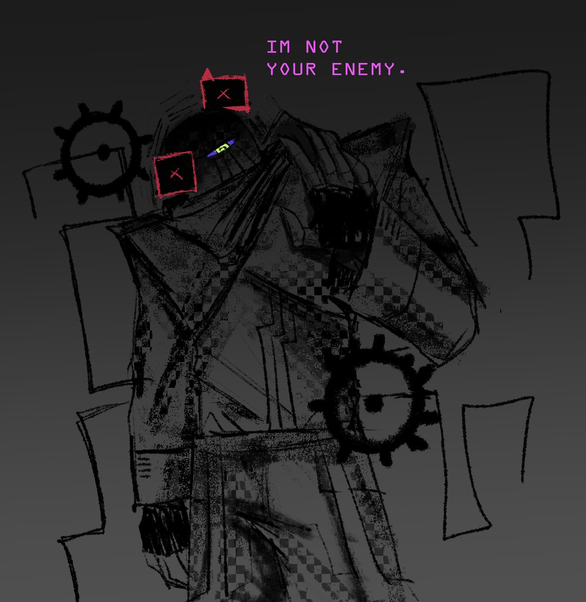 iitwascraig's tweet image. Purgatory and Tidal doodles #geometrydash