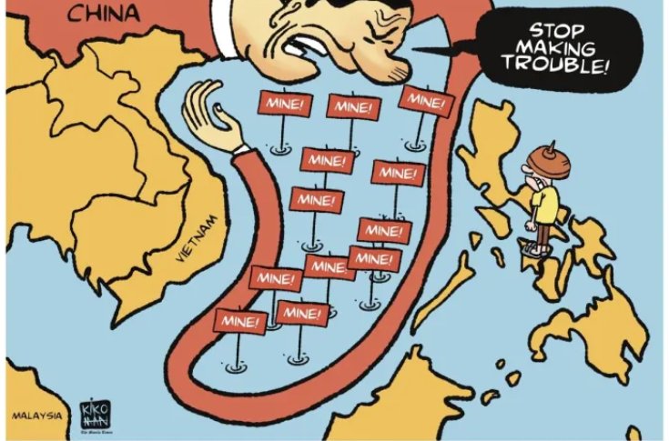 China doesn't just crosses the line, it also draws fake &amp; fictional one!

NINE DASH LINE IS FAKE!