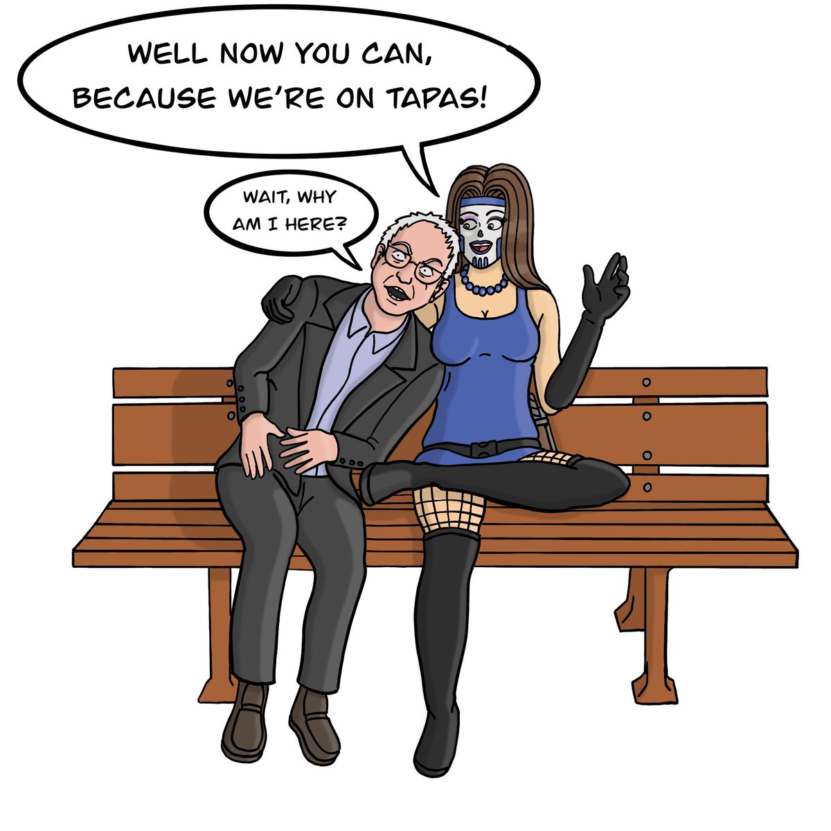 Cartoonist_Jack's tweet photo. promotional comic featuring everyone’s favorite senator @BernieSanders 

#BERNIE #berniesanders #skullforceagents https://t.co/LS5KfwuRWf
